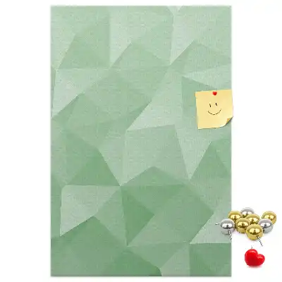 Stylish Cork Note Board with Motif