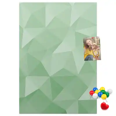 Stylish Cork Note Board with Motif