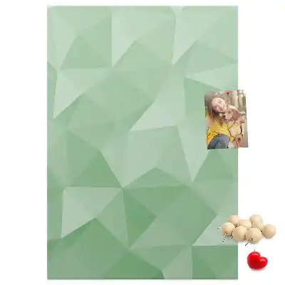 Stylish Cork Note Board with Motif