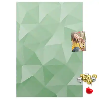 Stylish Cork Note Board with Motif