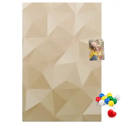 Linear Motif Wall Cork Memo Board