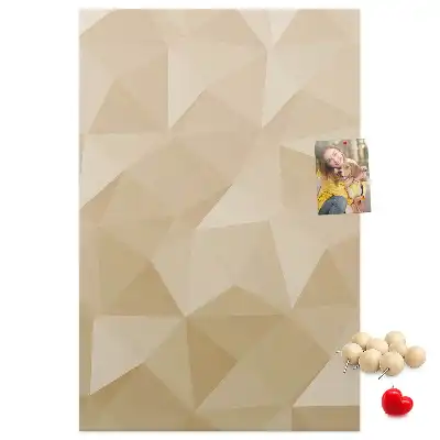 Wall cork memo board Linear motif