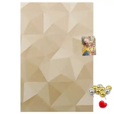 Wall cork memo board Linear motif