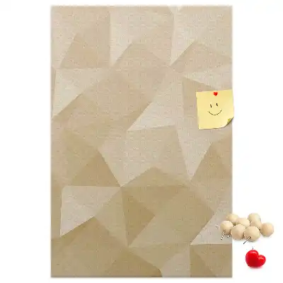 Linear Motif Wall Cork Memo Board