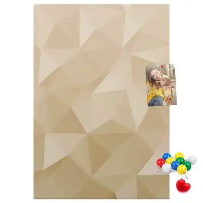 Wall cork memo board Linear motif