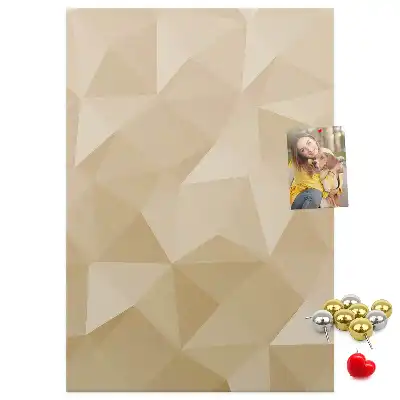 Linear Motif Wall Cork Memo Board