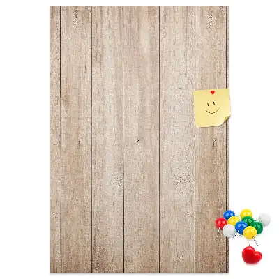 Light Wooden Cork Note Board