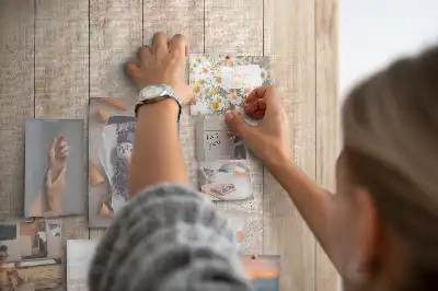Light Wooden Cork Note Board