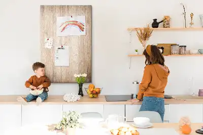 Light Wooden Cork Note Board