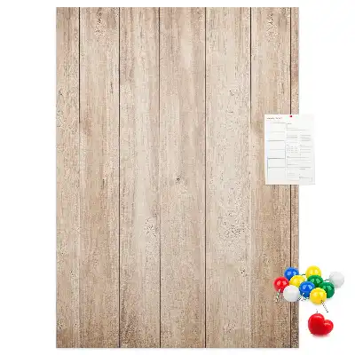 Light Wooden Cork Note Board