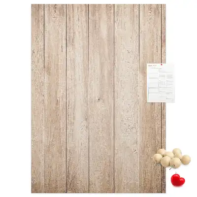 Light Wooden Cork Note Board