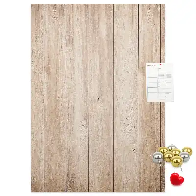 Light Wooden Cork Note Board