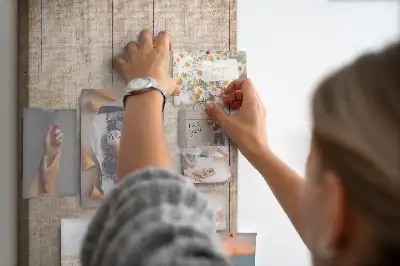 Light Wooden Cork Note Board