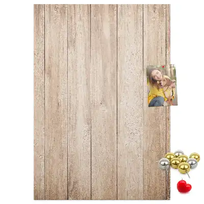 Light Wooden Cork Note Board