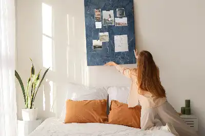 Chic Marble Wall Cork Memo Board