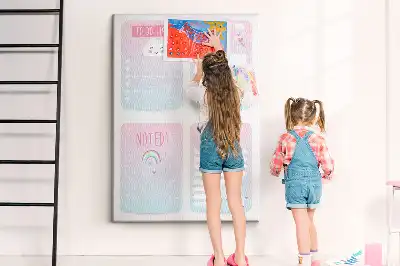 Unicorn cork pin board planner