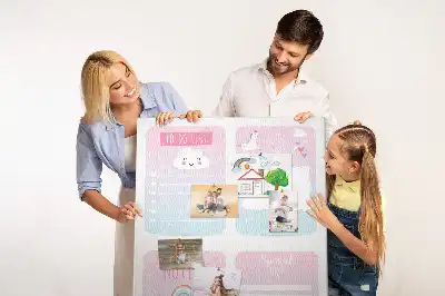 Unicorn cork pin board planner