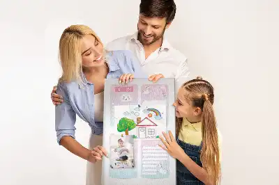 Cork pin board Unicorn planner