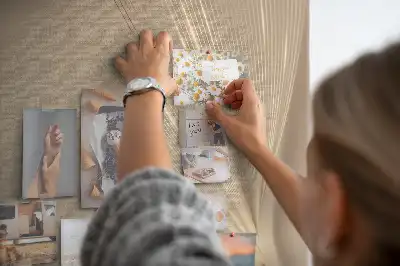 Light abstraction wall cork memo board