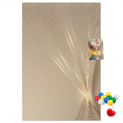 Wall cork memo board Light abstraction