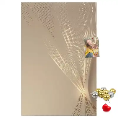 Light abstraction wall cork memo board