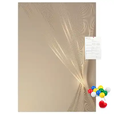 Light abstraction wall cork memo board