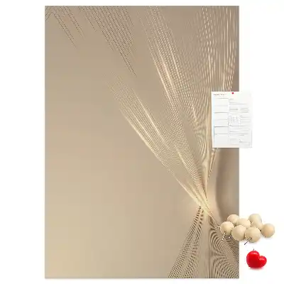 Light abstraction wall cork memo board