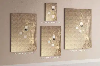 Light abstraction wall cork memo board