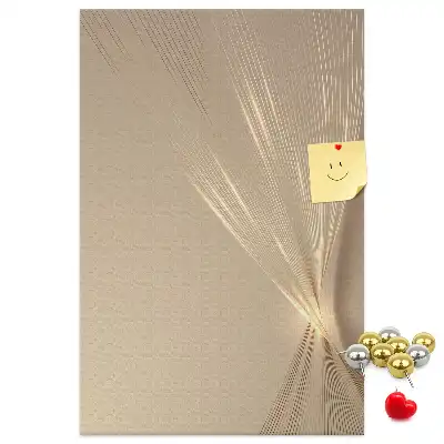Light abstraction wall cork memo board