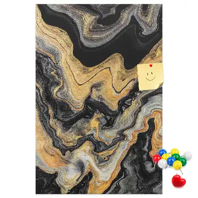 Wall cork memo board Artistic abstract spots