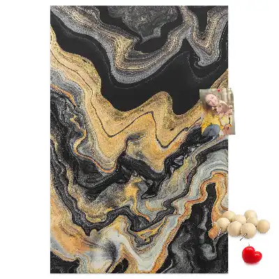 Wall cork memo board Artistic abstract spots