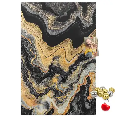 Wall cork memo board Artistic abstract spots