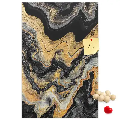 Wall cork memo board Artistic abstract spots