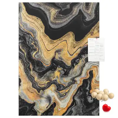 Wall cork memo board Artistic abstract spots