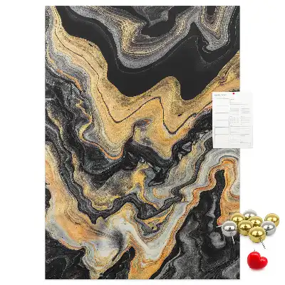Wall cork memo board Artistic abstract spots