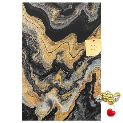 Wall cork memo board Artistic abstract spots