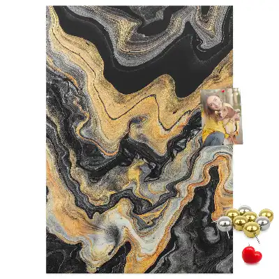 Wall cork memo board Artistic abstract spots