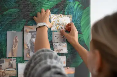 Large Tropical Leaf Cork Note Board