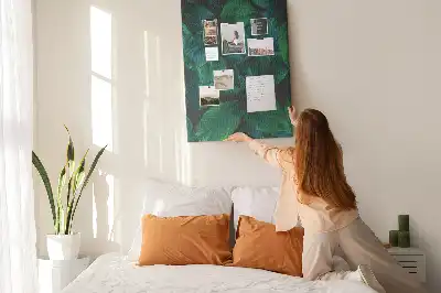 Large Tropical Leaf Cork Note Board