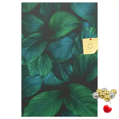 Large Tropical Leaf Cork Note Board