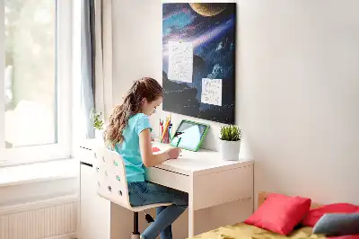Cork Note Board Universe galaxy