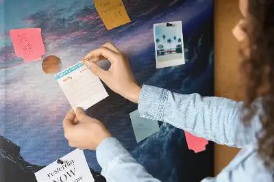 Universe Galaxy Cork Note Board