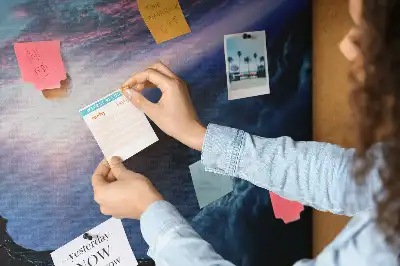Cork Note Board Universe galaxy