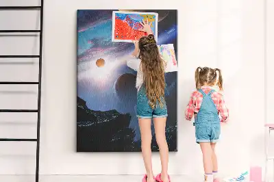 Cork Note Board Universe galaxy