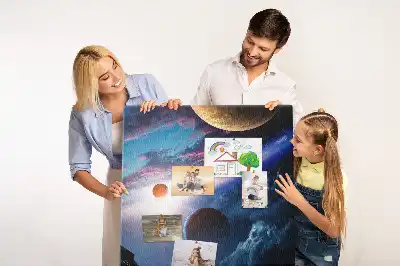 Universe Galaxy Cork Note Board