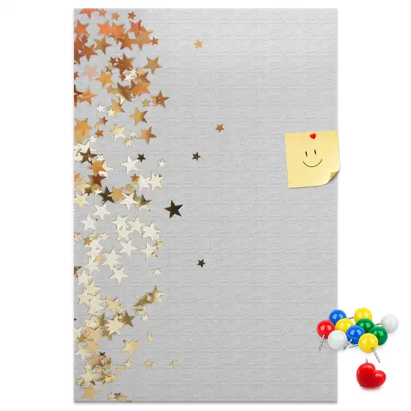 Wall cork memo board Tiny stars
