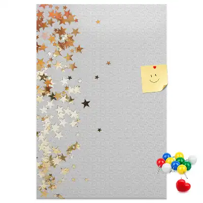 Wall cork memo board Tiny stars