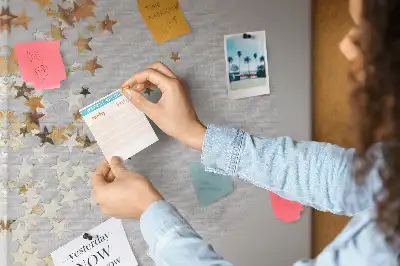 Tiny stars wall cork memo board