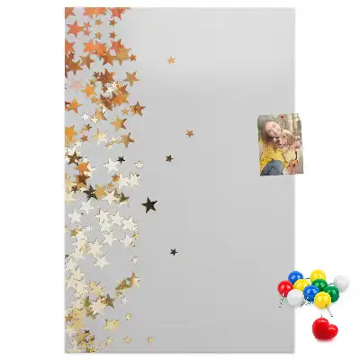 Wall cork memo board Tiny stars