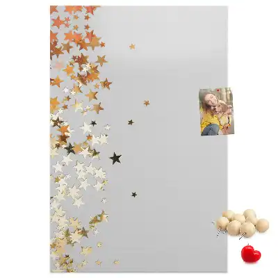 Tiny stars wall cork memo board